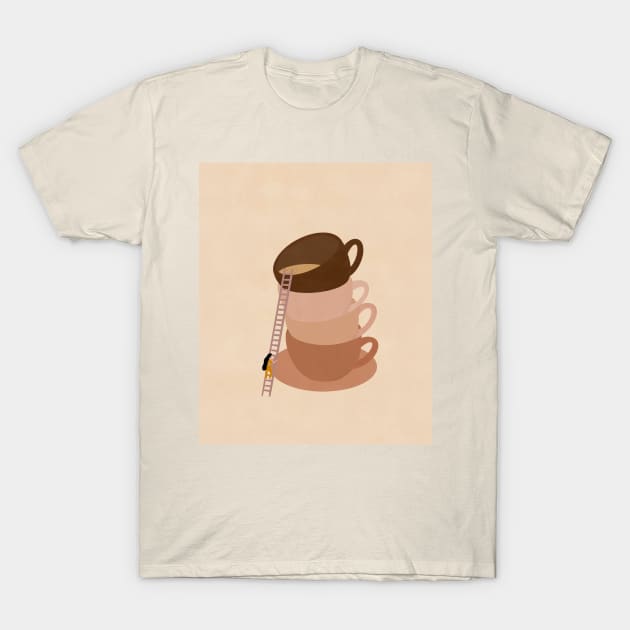 Cups Over Cups T-Shirt by bluesbytuba